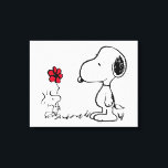 Erdnüsse | Snoopy & Woodstock Red & Black Leinwanddruck<br><div class="desc">Dieses niedliche Schwarz-Rot-Erdnüsse-Kunstwerk besticht durch Snoopy und Woodstock.</div>