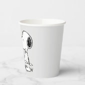 Erdnüsse | Snoopy & Woodstock Red & Black Pappbecher (Links)