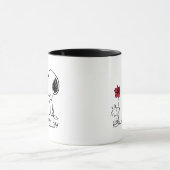 Erdnüsse | Snoopy & Woodstock Red & Black Tasse (Zentrum)