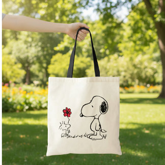 Erdnüsse | Snoopy & Woodstock Red & Black Tragetasche