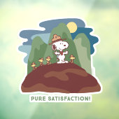 Erdnüsse | Snoopy & Woodstock Reine Zufriedenheit Fensteraufkleber (Blatt 3)