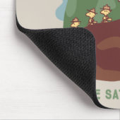 Erdnüsse | Snoopy & Woodstock Reine Zufriedenheit Mousepad (Ecke)