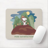 Erdnüsse | Snoopy & Woodstock Reine Zufriedenheit Mousepad (Mit Mouse)