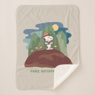 Erdnüsse   Snoopy & Woodstock Reine Zufriedenheit Sherpadecke