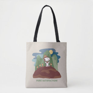 Erdnüsse Snoopy & Woodstock Reine Zufriedenheit Tasche