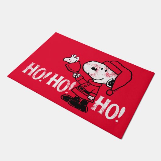 Erdnüsse | Snoopy & Woodstock Ringbröle Fußmatte (Schrägansicht)