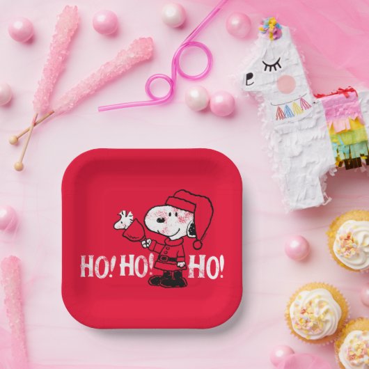 Erdnüsse | Snoopy & Woodstock Ringbröle Pappteller (Party)