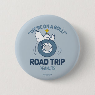 Erdnüsse Snoopy & Woodstock Road Trip Button