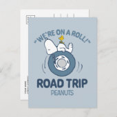 Erdnüsse | Snoopy & Woodstock Road Trip Postkarte (Vorne/Hinten)