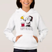Erdnüsse | Snoopy & Woodstock Santa Bell Ringer Hoodie (Vorderseite)