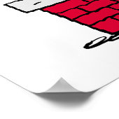 Erdnüsse | Snoopy & Woodstock Santa Bell Ringer Poster (Ecke)