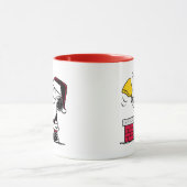 Erdnüsse | Snoopy & Woodstock Santa Bell Ringer Tasse (Zentrum)