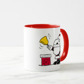 Erdnüsse | Snoopy & Woodstock Santa Bell Ringer Tasse (VorderseiteRechts)