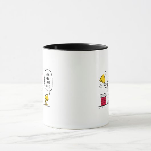 Erdnüsse | Snoopy & Woodstock Santa Bell Ringer Tasse (Zentrum)