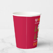 Erdnüsse | Snoopy & Woodstock Santa Claus Hug Pappbecher (Rechts)