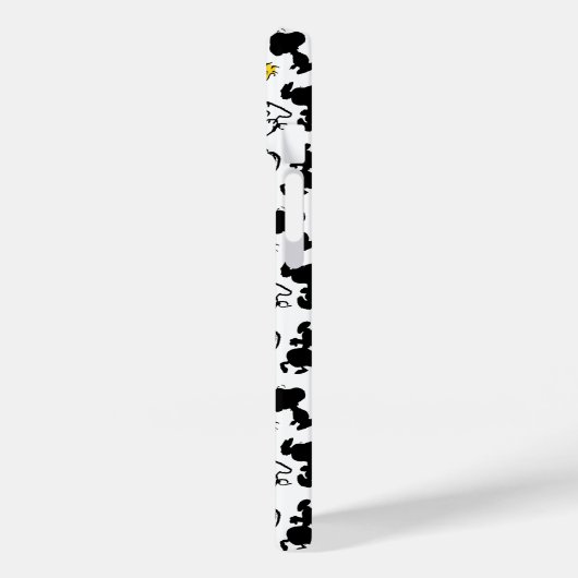 Erdnüsse | Snoopy & Woodstock-Schattenmuster Case-Mate iPhone Hülle (Rückseite / Links)