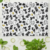 Erdnüsse | Snoopy & Woodstock-Schattenmuster Geschirrtuch (Gefaltet)