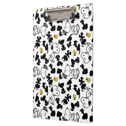 Erdnüsse | Snoopy & Woodstock-Schattenmuster Klemmbrett (Links)