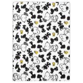 Erdnüsse | Snoopy & Woodstock-Schattenmuster Klemmbrett (Rückseite)