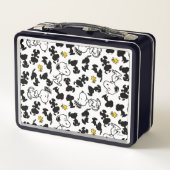 Erdnüsse | Snoopy & Woodstock-Schattenmuster Metall Brotdose (Rückseite)