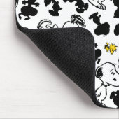 Erdnüsse | Snoopy & Woodstock-Schattenmuster Mousepad (Ecke)