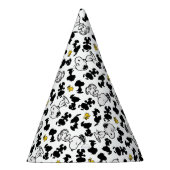 Erdnüsse | Snoopy & Woodstock-Schattenmuster Partyhütchen (Rechts)