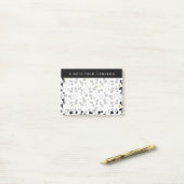 Erdnüsse | Snoopy & Woodstock-Schattenmuster Post-it Klebezettel (Auf Schreibtisch)