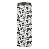 Erdnüsse | Snoopy & Woodstock-Schattenmuster Thermosbecher (Rückseite)