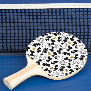 Erdnüsse Snoopy & Woodstock-Schattenmuster Tischtennis Schläger
