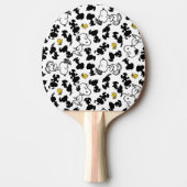 Erdnüsse | Snoopy & Woodstock-Schattenmuster Tischtennis Schläger (Vorderseite)