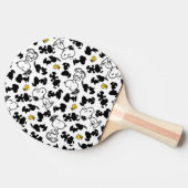 Erdnüsse | Snoopy & Woodstock-Schattenmuster Tischtennis Schläger (Seitenansicht)