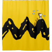 Erdnüsse | Snoopy & Woodstock Scout Truppenwanderu Duschvorhang (Vorderseite)