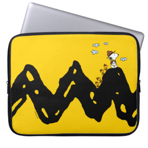 Erdnüsse Snoopy & Woodstock Scout Truppenwanderu Laptopschutzhülle