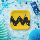 Erdnüsse | Snoopy & Woodstock Scout Truppenwanderu Pappteller (Party)