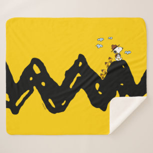 Erdnüsse Snoopy & Woodstock Scout Truppenwanderu Sherpadecke