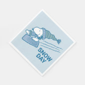 Erdnüsse | Snoopy & Woodstock Serviette (Ecke)