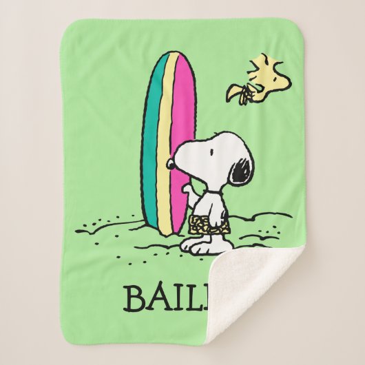 Erdnüsse | Snoopy & Woodstock Sherpadecke (Vorderseite)