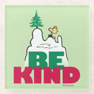 Erdnüsse   Snoopy & Woodstock sind gut Glasuntersetzer