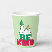 Erdnüsse | Snoopy & Woodstock sind gut Pappbecher (Vorderseite)