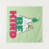 Erdnüsse | Snoopy & Woodstock sind gut Wandteppich (Vorderseite (Horizontal))