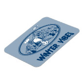 Erdnüsse | Snoopy & Woodstock Skifahren Magnet (Linke Seite)