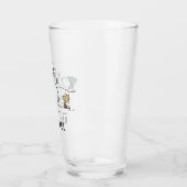 Erdnüsse | Snoopy & Woodstock Snowman | Name hinzu Glas (Links)