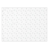 Erdnüsse | Snoopy & Woodstock Soft Grau Muster Tischdecke (Vorderseite (Horizontal))