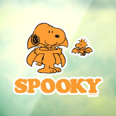 Erdnüsse | Snoopy & Woodstock Spooky Fensteraufkleber (Blatt 3)