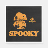 Erdnüsse | Snoopy & Woodstock Spooky Serviette (Vorderseite)