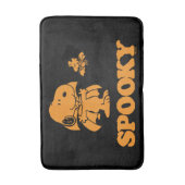 Erdnüsse | Snoopy & Woodstock Spooky Vampires Badematte (Vorderseite Vertikal)