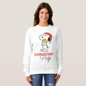 Erdnüsse | Snoopy & Woodstock Sweatshirt (Vorne ganz)