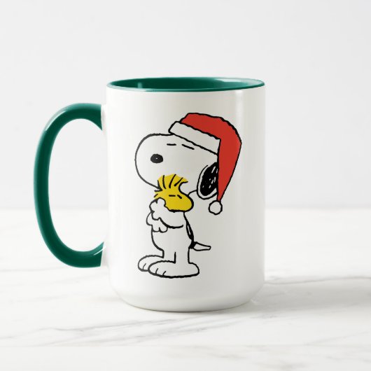 Erdnüsse | Snoopy & Woodstock Tasse (Links)