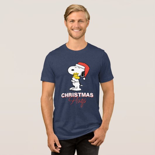Erdnüsse | Snoopy & Woodstock Tri-Blend Shirt (Vorderseite voll)