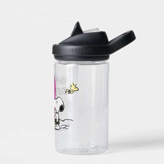 Erdnüsse | Snoopy & Woodstock Trinkflasche (Links)